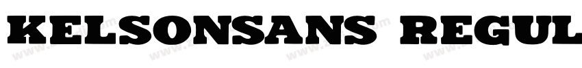 Kelsonsans Regular字体转换